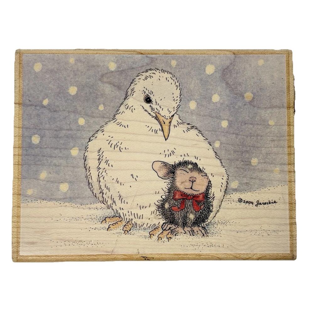 House Mouse DOVERLY LOVE Monica Friend HMOR1067 Stampabilities Rubber Stamp